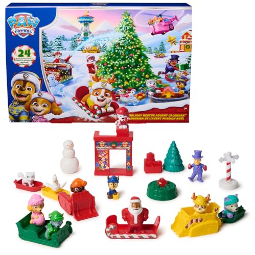 PAW PATROL Adventskalender 2025 zum Weihnachts-Episodenspecial – 24 Spielzeug-Überraschungen mit 7 Fahrzeugen, 11 Figuren und Zubehör, Spielzeug für Kinder ab 3 Jahren PAW PATROL Adventskalender 2025 zum Weihnachts-Episodenspecial – 24 Spielzeug-Überraschungen mit 7 Fahrzeugen, 11 Figuren und Zubehör, Spielzeug für Kinder ab 3 Jahren von PAW PATROL