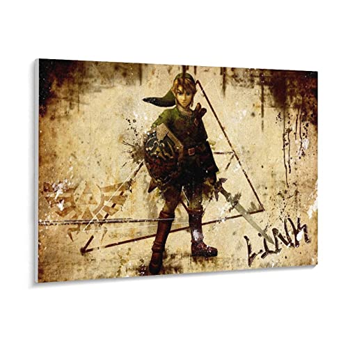 1000 Stück Puzzle Puzzle für Erwachsene Die Legende von Zelda Link Poster Papier Puzzle Lernspiele Brain Challenge Puzzle Sets Kinder Kinder Teenager Familie（38x26cm von PAWCA