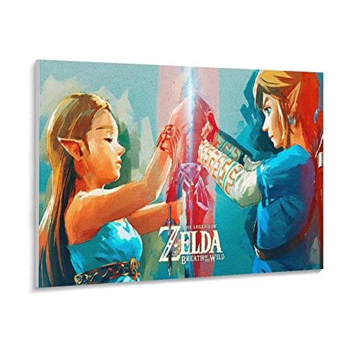 1000 Stück Puzzle für Erwachsene Die Legende von Zelda Link Zelda Kinder Puzzle Puzzle-Sets für Familien | Lernspiel(38X26cm) von PAWCA