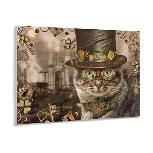 Erwachsene Puzzles Puzzle Papier Kinder Dekompression Cartoon Anime Spielzeug Puzzles Steampunk Katze DIY handgemachte Kunst Home Decor Geschenk 1000 Stück(50x70cm) von PAWCA