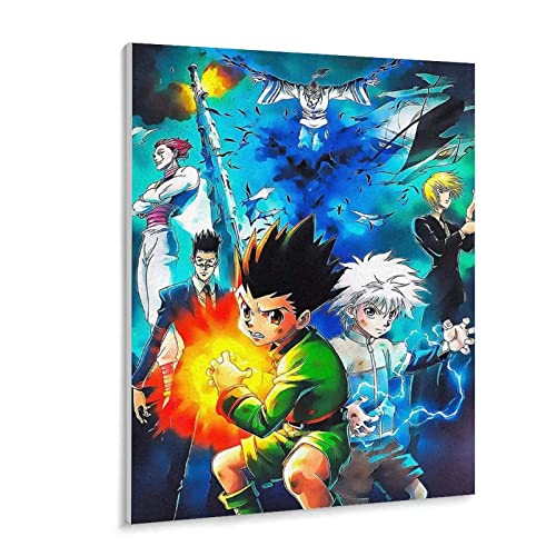 Papier Puzzle 1000 Teile Anime Hunter X Hunter Poster Erwachsene Kinder Spielzeug Dekompressionsspiel (38X26cm) von PAWCA