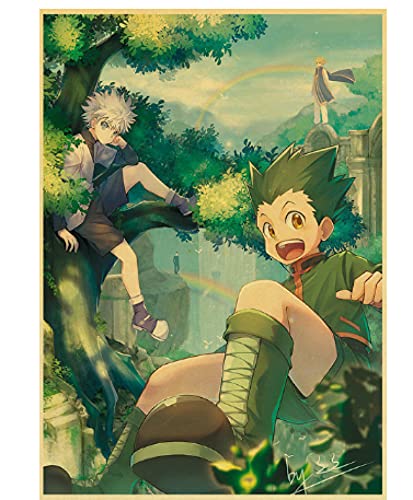 Puzzle 1000 Teile Anime Hunter X Hunter Poster Holz Kinderspielzeug Dekompressionsspiel 75 * 50cm von PAWCA