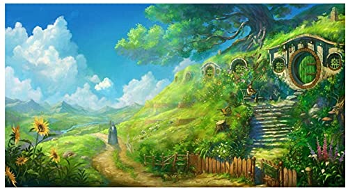 Puzzle 1000 Teile Der Hobbit Herr der Ringe Filmplakate Holzspielzeug für Erwachsene Dekompressionsspiel 75 * 50 cm von PAWCA