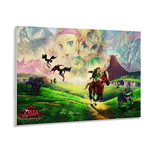 Puzzle 1000 Teile Die Legende von Zelda Decoration Picture Game Character Painting Puzzle 1000 Teile er Erwachsene Pädagogisches intellektuelles Dekomprimieren(50x70cm) von PAWCA