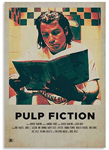 Puzzle 1000 Teile Film Pulp Fiction Poster Holz Spielzeug für Erwachsene Dekompressionsspiel 75 * 50cm von PAWCA