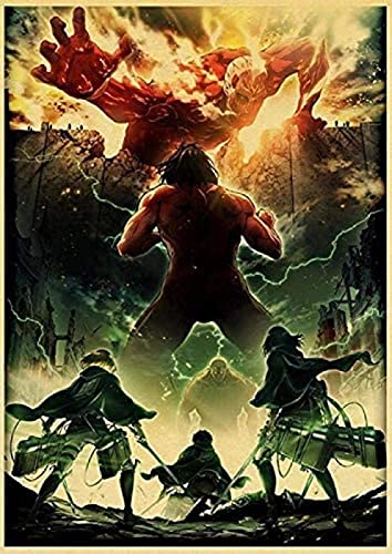 Puzzle 1000 Teile Für Erwachsene, Attack On Titan Puzzles 1000 Teile Anime Puzzle, Puzzles Puzzle Intellektuelles Spielzeug, Puzzle für Erwachsene Kinderbild 75 * 50CM von PAWCA