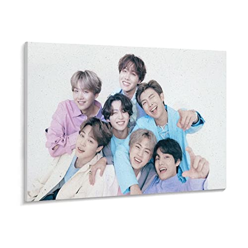 Puzzle 1000 Teile Koreanischer Star BTS-Sänger Bangtan Boys Künstlerischer Charakter Erwachsene Kind Puzzles Freizeit Creative Kreuzworträtsel Spiel Kind Puzzle Spielzeug Gebu(50x70cm) von PAWCA