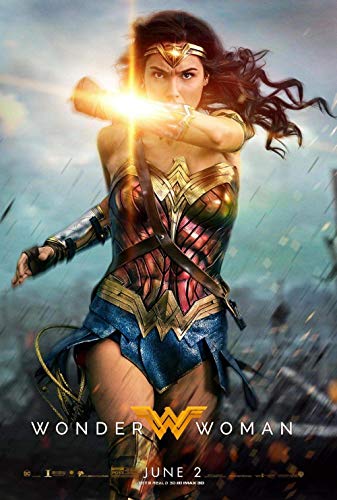 Puzzles für Erwachsene und Kinder, 1000-teiliges Puzzle, Wonder Woman-Filmplakate, schwieriges Puzzlespiel, Boxgröße 75 x 50 cm von PAWCA