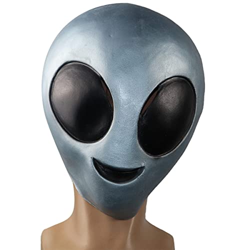 PAXLBF-Alien Cosplay Maske Halloween Spoof Cosplay Maske Halloween Cosplay Maske Horror Kopfbedeckung für Halloween Karneval Kostüm Party Requisiten von PAXLBF