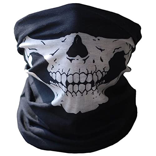 PAXLBF-Halloween Cosplay Maske Horror Skull Cosplay Maske Schal Kopfbedeckung Maske Horror Kopfbedeckung für Halloween Karneval Kostüm Party Requisiten von PAXLBF