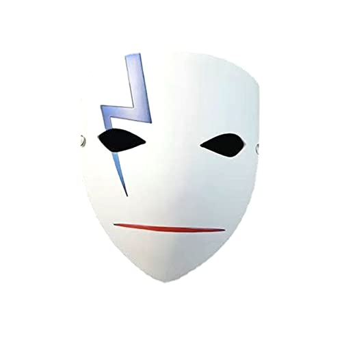 PAXLBF-Hworks Darker Than Black Mask Resin Full Face Mask Cosplay Costume Props for Halloween Party von PAXLBF