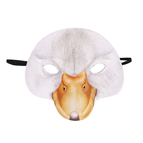 PAXLBF-Hworks Duck Mask Halloween Cosplay Half Face Cover Costume Prop von PAXLBF