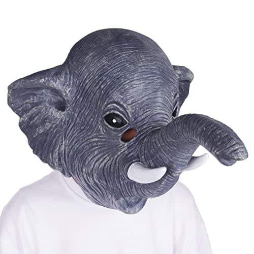 PAXLBF-Hworks Elephant Mask Party Full Face Cover Halloween Animal Cosplay Prop von PAXLBF