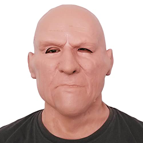 PAXLBF-Hworks Old Man Mask Halloween Cosplay Prop Party Full Face Cover von PAXLBF