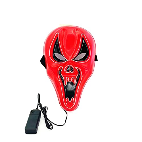 PAXLBF-Hworks Schädel Maske PVC Vollgesichtsmaske Scary Cosplay Kostüm Requisiten für Halloween Party von PAXLBF