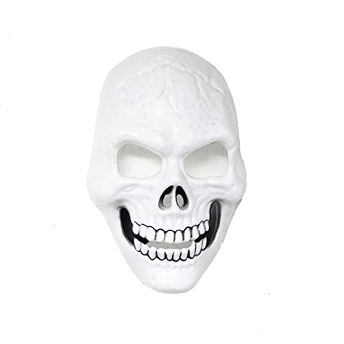 PAXLBF-Hworks Skelett Maske Leuchtende Kunststoff Maske Scary Cosplay Kostüm Requisiten für Halloween Party von PAXLBF