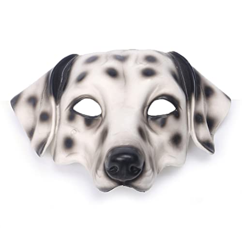 PAXLBF-Hworks Spotty Dog Mask Animal Cosplay Face Cover Halloween Show Prop von PAXLBF