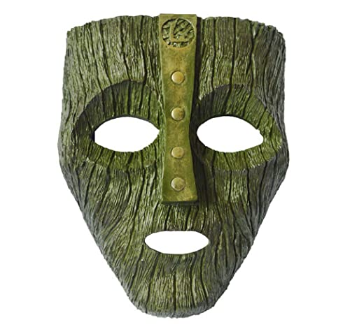 PAXLBF-Hworks The Mask Full Face Cover Loki Resin Mask Halloween Cosplay Costume Play Prop von PAXLBF