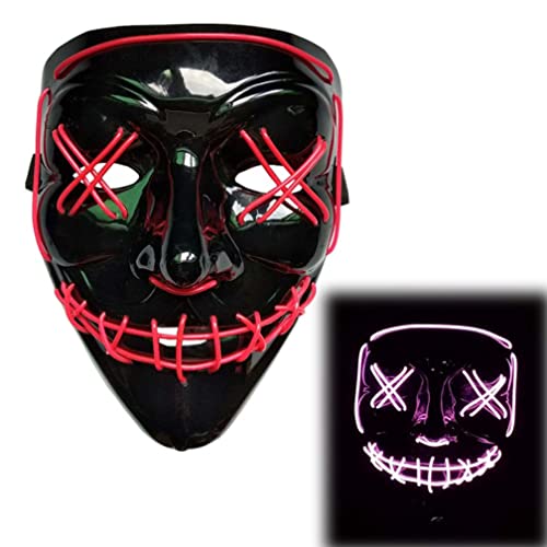 PAXLBF-Hworks Vendetta Mask PVC Full Face Cover Halloween Cosplay Props Black von PAXLBF