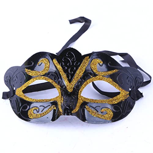 PAXLBF-Hworks Venice Mask Children's Painting Mask PVC Half Face Mask for Halloween Party von PAXLBF