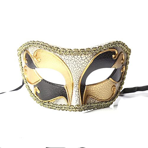 PAXLBF-Venedig Maskerade Cosplay Maske Halloween Party Kunststoff Cosplay Maske Maskerade Maske Horror Kopfbedeckung für Halloween Karneval Kostüm Party Requisiten von PAXLBF