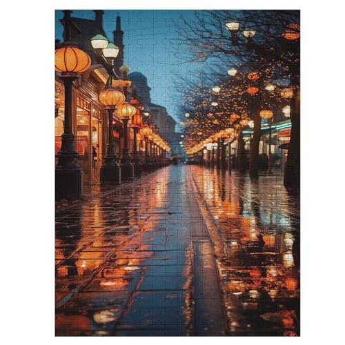 500 Teile Puzzle Für Jungen Und Mädchen, Standard-Puzzles, japanischer Stil -Puzzles, Familienspiele, （55×41cm） von PAZZK