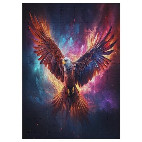 Adler – Puzzle 300 Teile, Holzpuzzle, Herausforderndes Geschicklichkeitsspiel Für Die Ganze Familie, Kinder Erwachsenenpuzzle Ab 12 Jahren （42×30cm） von PAZZK