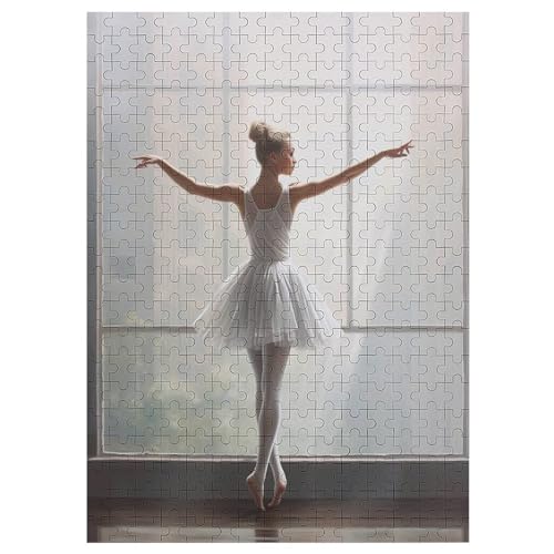 Ballett Holzpuzzle Erwachsene - 300 Teiliges Jigsaw Knobelspiel - Puzzle Für Erwachsene & Kinder - Outdoor & Reisespielzeug - Geduldspiel （42×30cm） von PAZZK