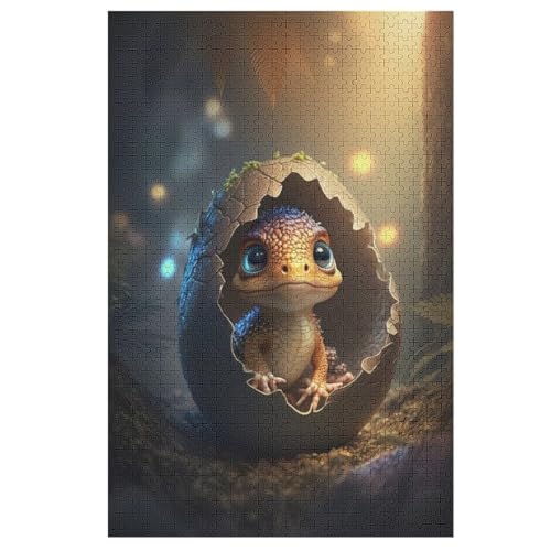 PAZZK Dinosaurier Puzzle für Erwachsene und Kinder, 1000-teiliges Holzpuzzle, Realistisch, 78x53cm, 12-120 Jahre, 1 Stück PAZZK Dinosaurier Puzzle für Erwachsene und Kinder, 1000-teiliges Holzpuzzle, Realistisch, 78x53cm, 12-120 Jahre, 1 Stück von PAZZK