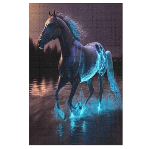 PAZZK Holzpuzzle, 1000-teiliges Puzzle, Puzzle für Erwachsene und Kinder, Lernspielzeug, 78x53cm PAZZK Holzpuzzle, 1000-teiliges Puzzle, Puzzle für Erwachsene und Kinder, Lernspielzeug, 78x53cm von PAZZK