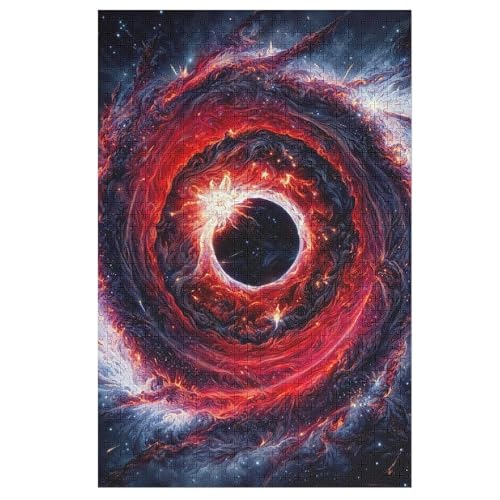 Planet Starry Sky – Puzzle 1000 Teile, Holzpuzzle, Herausforderndes Geschicklichkeitsspiel Für Die Ganze Familie, Kinder Erwachsenenpuzzle Ab 12 Jahren （78×53cm） von PAZZK