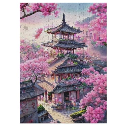 Puzzle 300 Teile Erwachsene Japan Style Holzpuzzle Für Erwachsene Lernspiel Herausforderungsspielzeug 300-teilige The Puzzles Für Erwachsene Kinder （42×30cm） von PAZZK