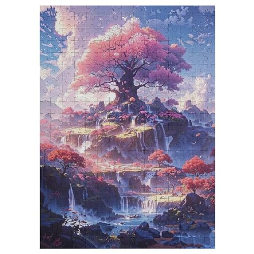 Puzzle 300 Teile Erwachsene japanischer Stil Holzpuzzle Für Erwachsene Lernspiel Herausforderungsspielzeug 300-teilige The Puzzles Für Erwachsene Kinder （42×30cm） von PAZZK