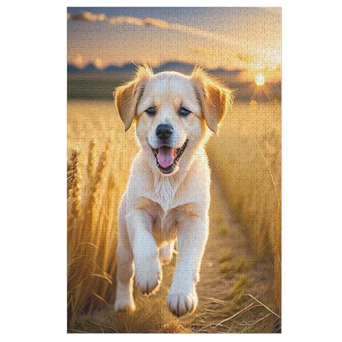 Puzzles Für Erwachsene Und Kinder, Labrador -Puzzle, 1000 Teile, Kreative Holzpuzzles, Puzzles Für Erwachsene, Geschenke （78×53cm） von PAZZK