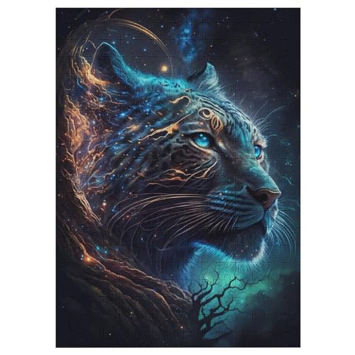 Tiger – Puzzle 300 Teile, Holzpuzzle, Herausforderndes Geschicklichkeitsspiel Für Die Ganze Familie, Kinder Erwachsenenpuzzle Ab 12 Jahren （42×30cm） von PAZZK