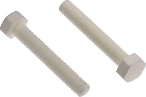 PB Fastener ANSI B18.6.7M-1985 701325 Sechskantschraube M2 5mm Keramik 1St. von PB Fastener