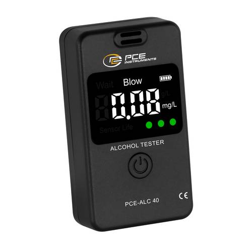 PCE Instruments PCE-ALC 40 Alkoholtester inkl. Display, Verschiedene Einheiten anzeigbar von PCE Instruments