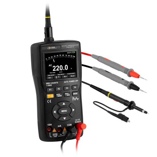 PCE Instruments PCE-OC 15 Hand-Multimeter digital Datenlogger, inkl. Prüfkabel von PCE Instruments