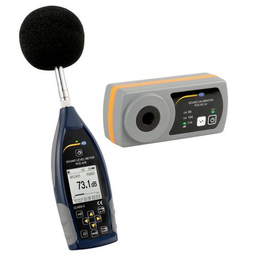 PCE Instruments Schallpegel-Messgerät Datenlogger PCE-428-KIT-N 25 - 136 dB 20Hz - 12.5kHz von PCE Instruments