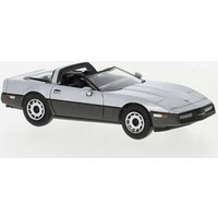 PCX87 0318 1:87 Chevrolet Corvette C4 silber, metallic grau, 1984, von PCX87