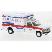 PCX87 0361 1:87 Ford F-350 Horton Ambulance weiss, FDNY, 1997 von PCX87