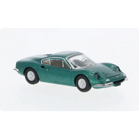 PCX87 0635 1:87 Ferrari Dino 246 GT metallic grün, 1969 von PCX87