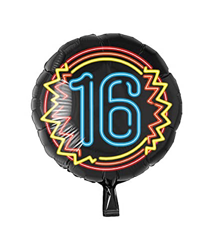 PD-Party 7013101 Neon Foil Balloon, Multi-Color von PD-Party