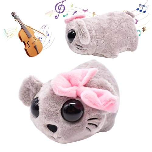 PEAJPBS Sad Hamster Plüschtier，Sad Hamster Kuscheltier，Sad Hamster Plush Stuffed Toys，Sad Hamster mit Sound，Dekompressionsspielzeug，Geschenk für Kinder，Startseite Puppen Ornamente16cm von PEAJPBS