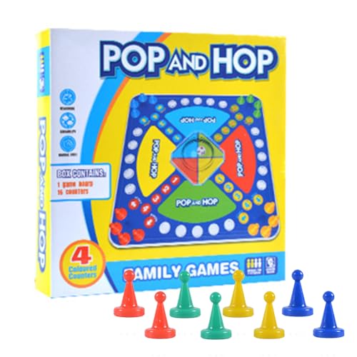 Traditionelles Ludo Brettspiel Für Kinder & Erwachsene Tragbares Klassisches Strategiespielset Ludo Game Zusammenklappbares Mini Reise-Brettspielset Classic Family Favorites Brettspielpaket von PEAJPBS