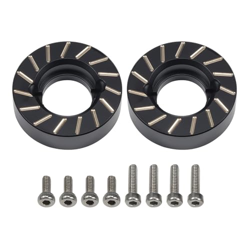 PEGGYLIN Messing-Achsschenkelgewicht passend for 1/10 SCX10 II AR44 Axial C-Hubs Diff-Abdeckung Klemmverriegelungen Servohalterungen passend for 90046 90047 Achse(Knuckle Weights) von PEGGYLIN