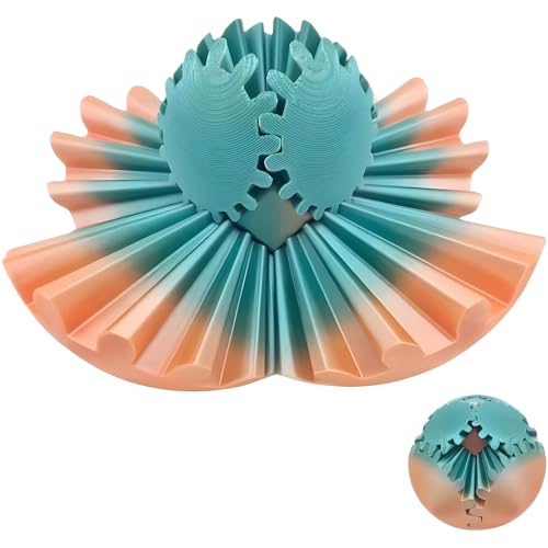 Gear Ball 3D gedruckte Gear Ball Spin Ball Fidget Spielzeug, 3D gedruckte Gear Ball Fidget Spielzeug, Gear Ball Fidget Spielzeug, Gear Ball für Stress und Angst Entspannung (C) von PEKJDS