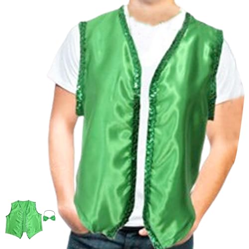 PEKMAR St. Patrick's Day -Kostüm, St. Patrick's Day-Kostüm, Urlaubskostüme, -Outfits für Damen und Herren, perfekt als St. Patrick's Day-Dekoration und Partyzubehör von PEKMAR