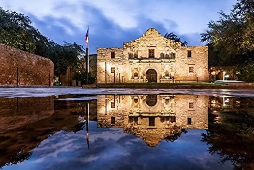 1000 Stück Puzzle Für Erwachsene Das Historische Foto Von The Alamo Texas Holzpuzzle Reisepuzzle Für Jugendliche Kinder Heimdekoration Unterhaltung Lustiges Spiel Geschenk von PEKNUX