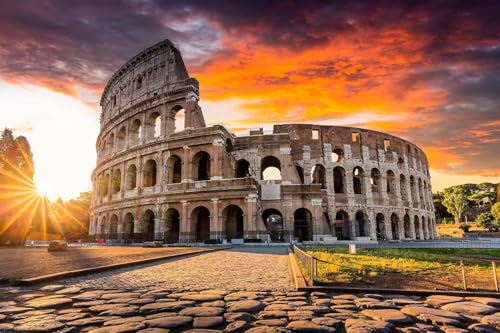 1000 Stück Puzzle Für Erwachsene Rom Italien Das Kolosseum Kolosseum Bei Sonnenaufgang Aus Holz Perfekt Ineinander Greifend Klarer Druck 1000 Stück Puzzle Für Erwachsene Rom Italien Das Kolosseum Kolosseum Bei Sonnenaufgang Aus Holz Perfekt Ineinander Greifend Klarer Druck von PEKNUX